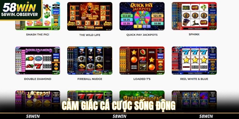Cảm giác cá cược sống động tại United Gaming 58win