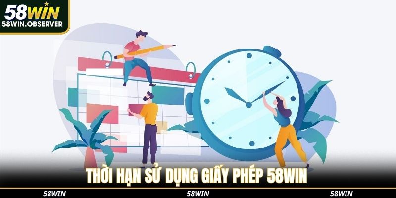 Thời hạn sử dụng và những điều kiện cần 58Win đáp ứng